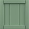 Ekena Millwork 12"W x 12"H True Fit PVC Framed Board-n-Batten Shutters Sample, Track Green SAMPLE-TFPBFTG - alternate 1